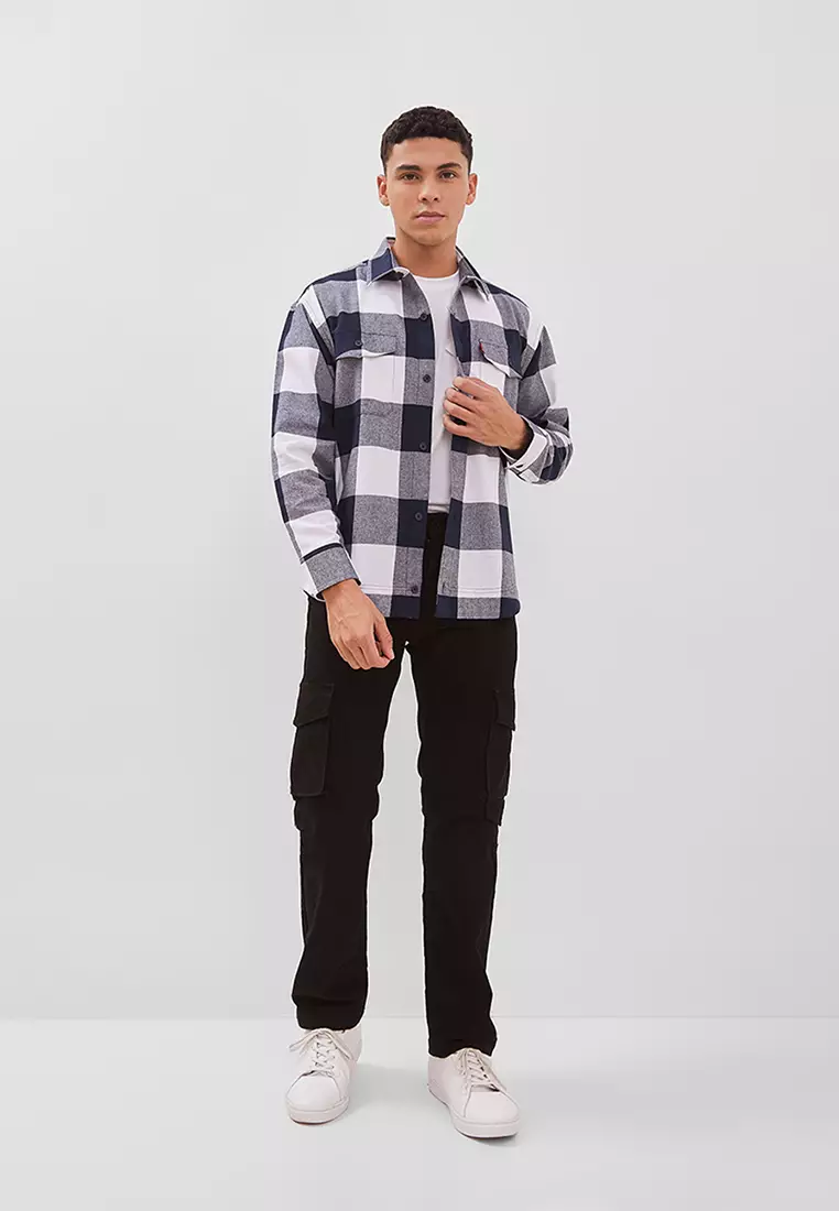 JEROME BLACK Celana Cargo Pria Reguler Fit - Bottom Man Cargo Pants