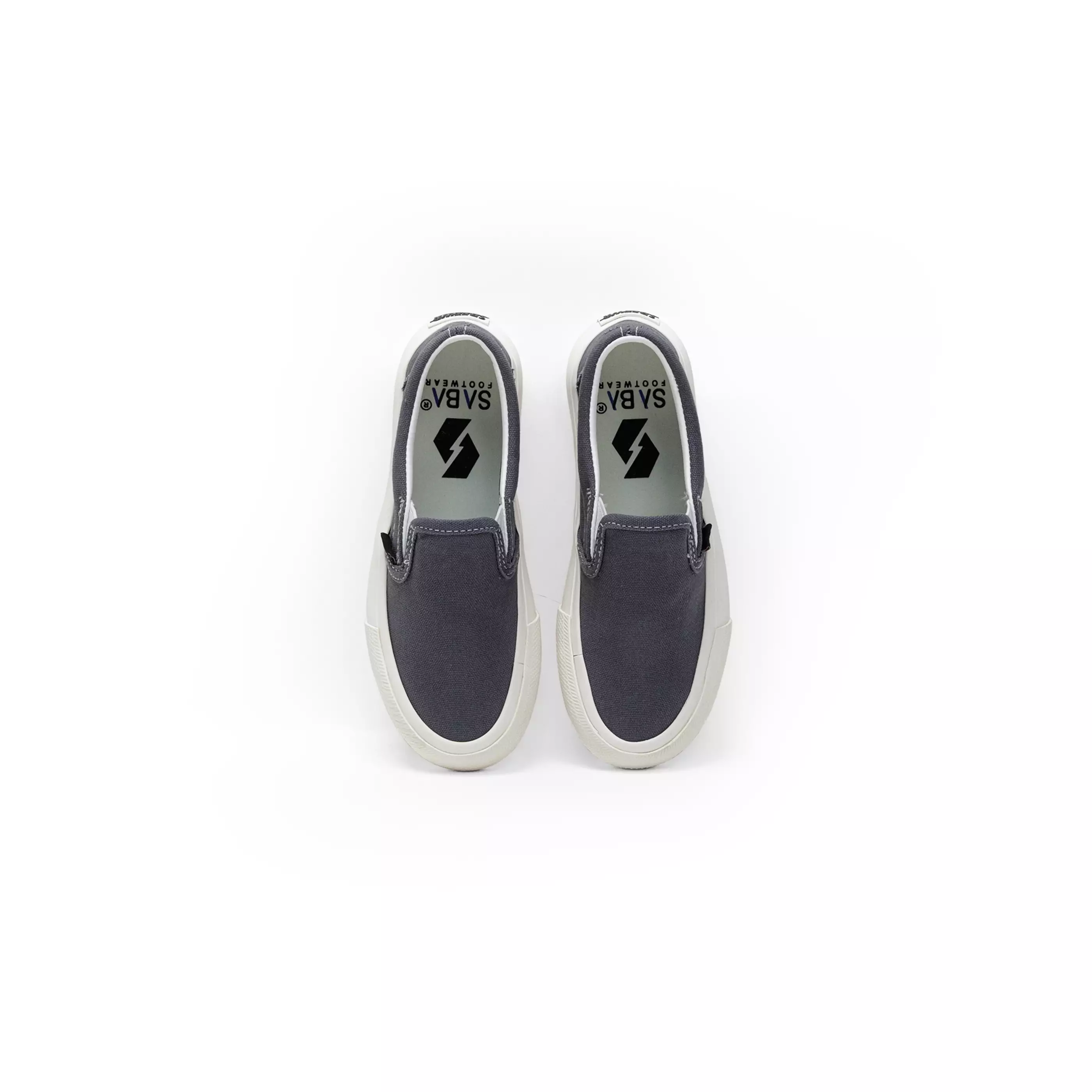 SABA KIDS Slip On Evan Grey - Sepatu Sneakers Sekolah Anak