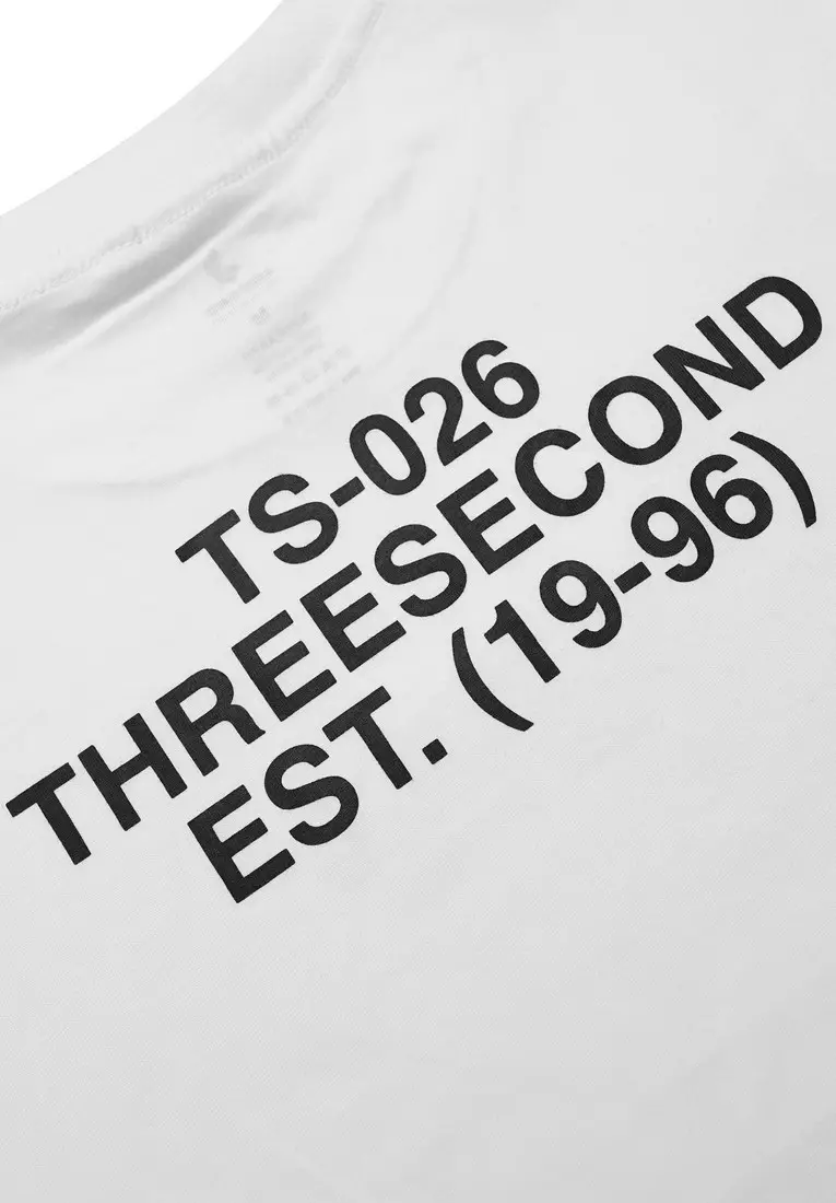 3Second Men's T-Shirt Short Sleeve Regular Fit Cotton Zach OL-C840125