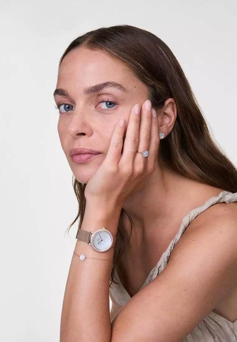 Crystalline Bezel Melrose  - Women Watch stainless steel watch DW Official Authentic Original jam tanggan perempuan DW jam tangan