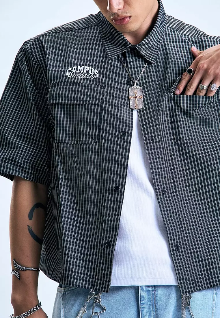 Checkered Boxy Shirt