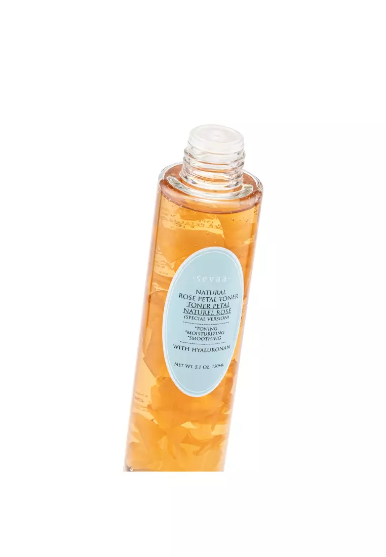 SEVAA Natural Rose Petal Toner (with hyaluronan) 150ml