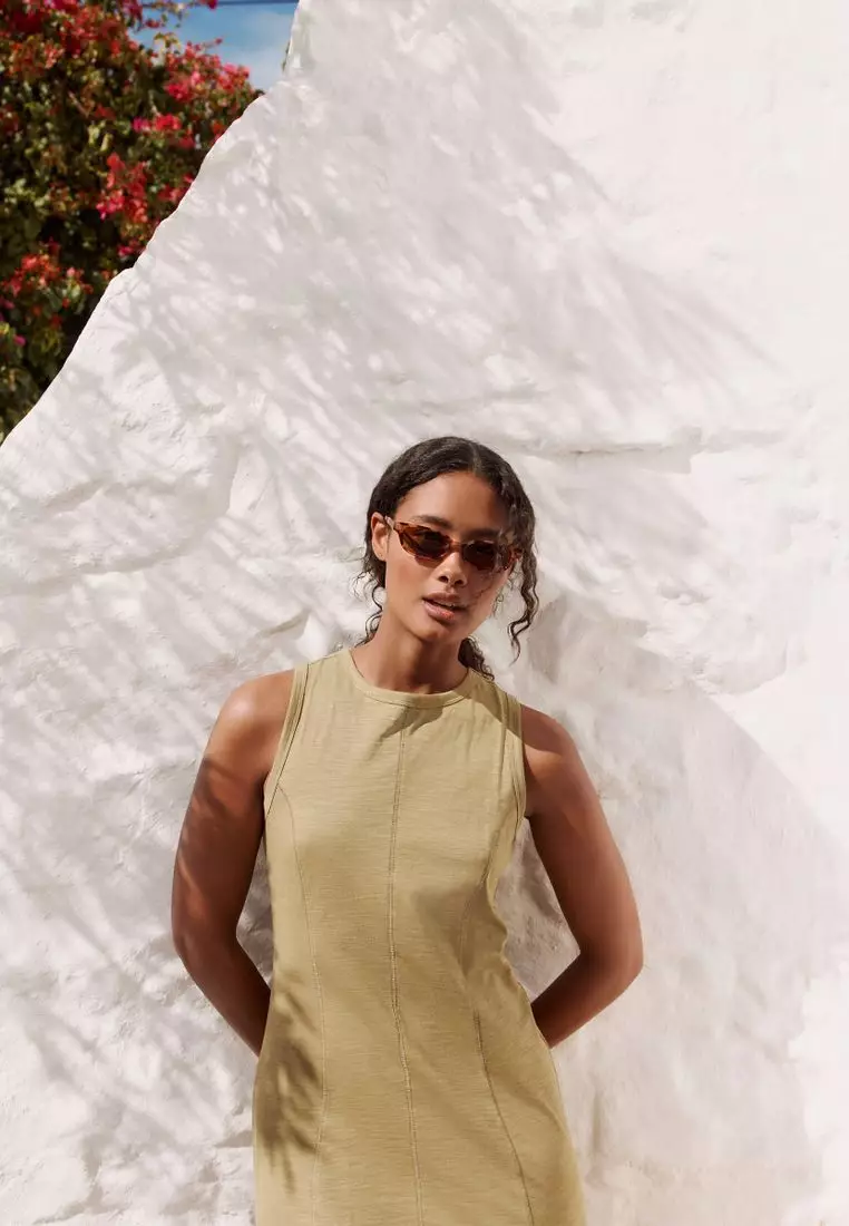 100% Cotton Maxi Jersey Dress