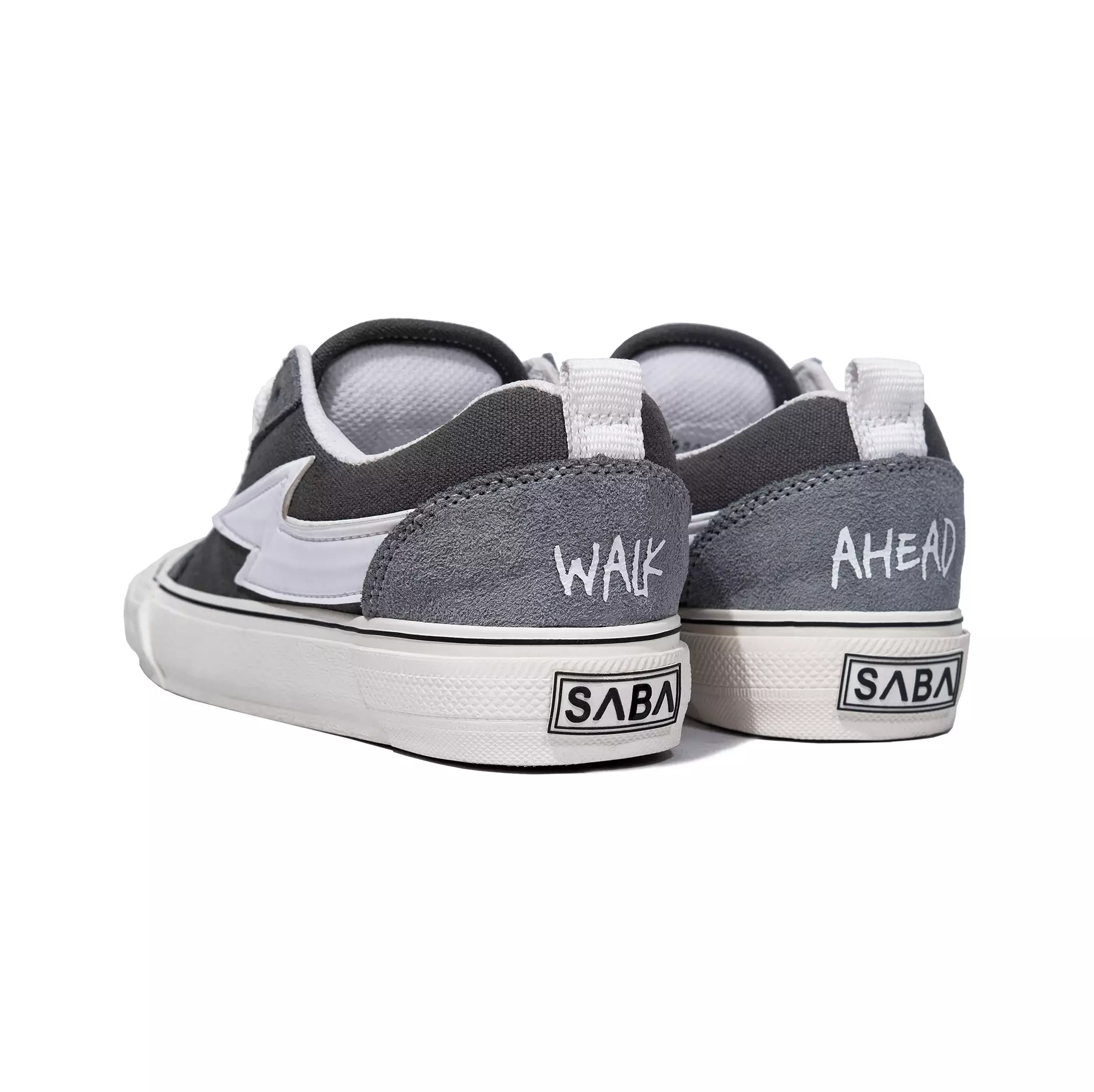 SABA Zeus Grey White - Sepatu Sneakers Pria Wanita