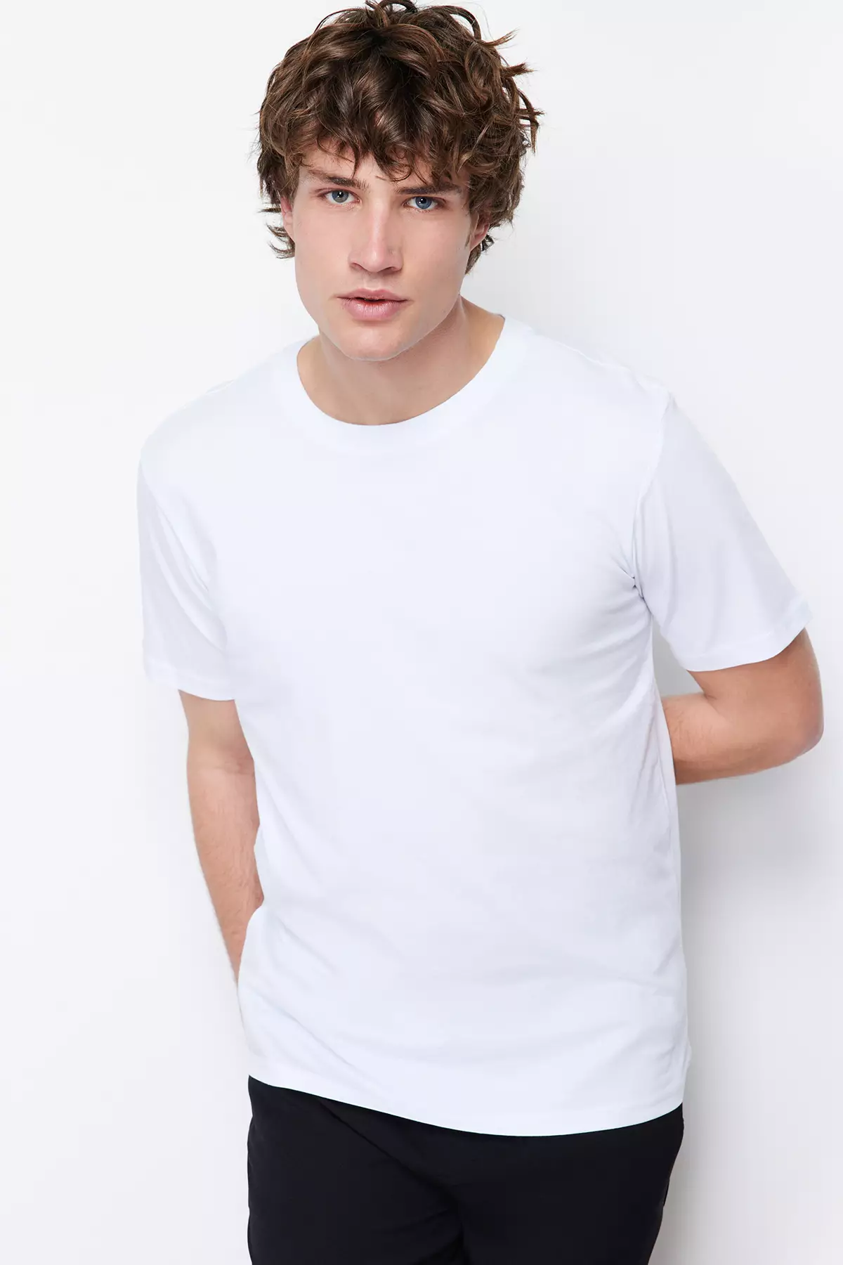 Basic Crew Neck Slim Fit T-Shirt