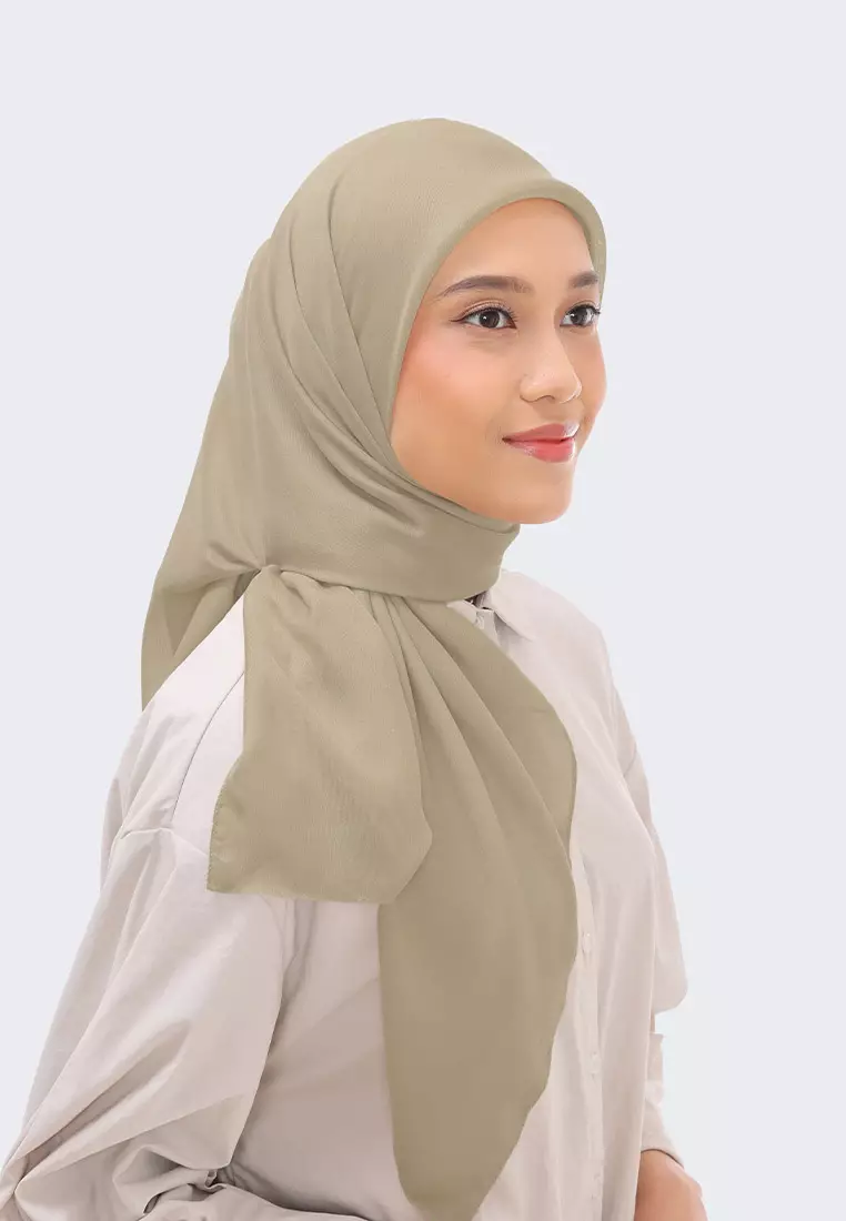 Ria Miranda Khaki Rarina Scarf