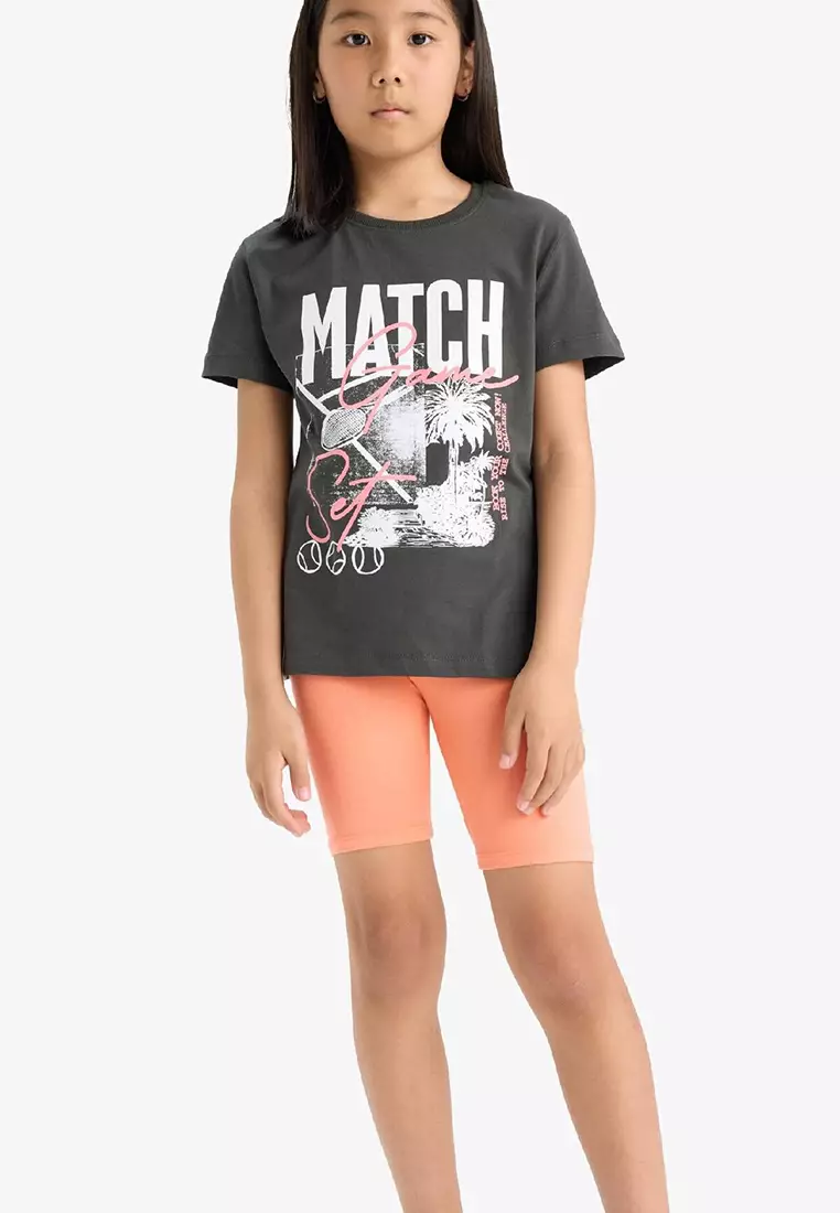 Elastic Biker Shorts