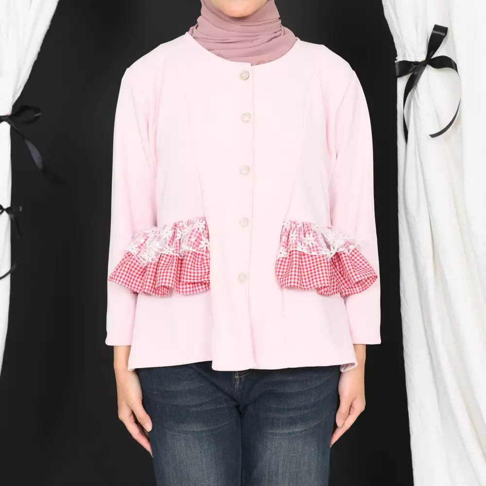 Canna Ruffle Tops - Soft Pink M19969 R21S5