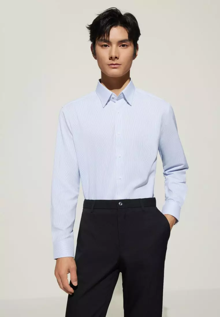 G2000 Non-Iron Dry Stretch Smart Fit Stripe Shirt