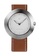NOVE white NOVE Streamliner Swiss Made Quartz Leather Watch for Women 40mm Brown White B004-01 B100EACF13B8A0GS_1
