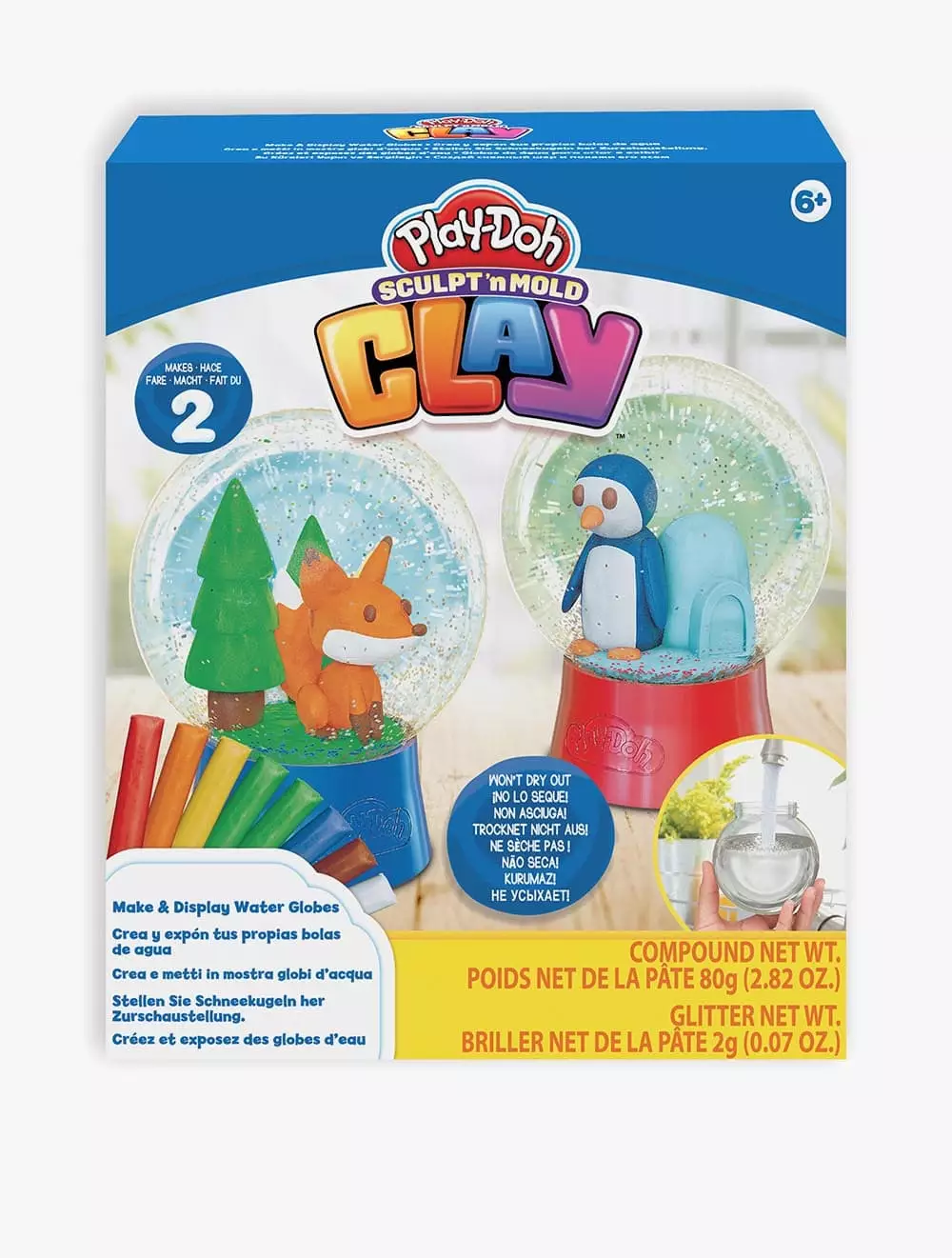 PlayDoh Sculpt n Model Make & Display Water Globes - PDC09084