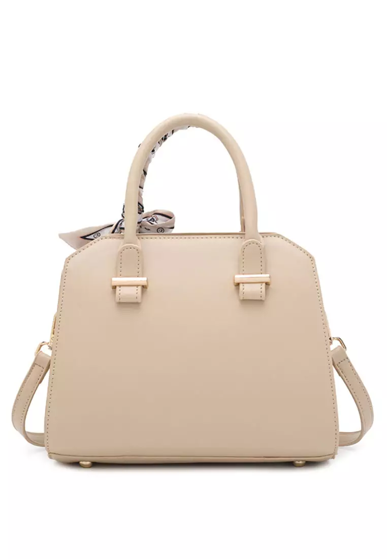 Women's Top Handle Bag / Sling Bag / Crossbody Bag (手拿袋 / 斜孭袋) - 米黃色
