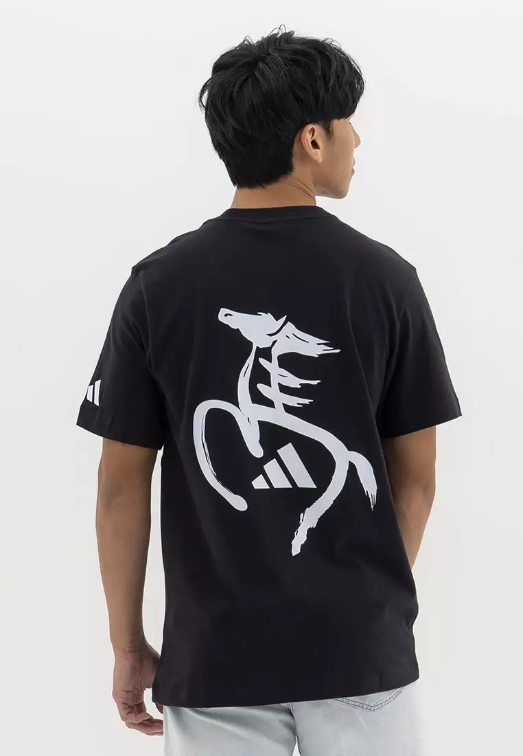 Year Of The Horse Calligraphy Tee