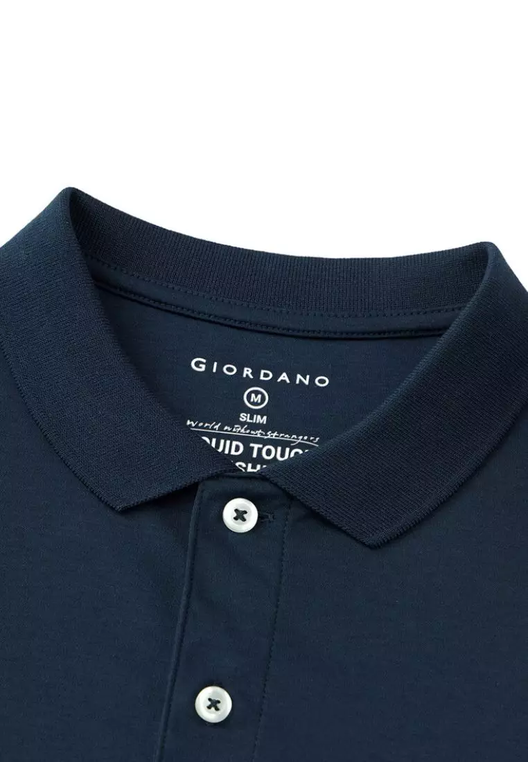 Buy GIORDANO Men Liquid Touch Tapered Fit Polo 2024 Online | ZALORA