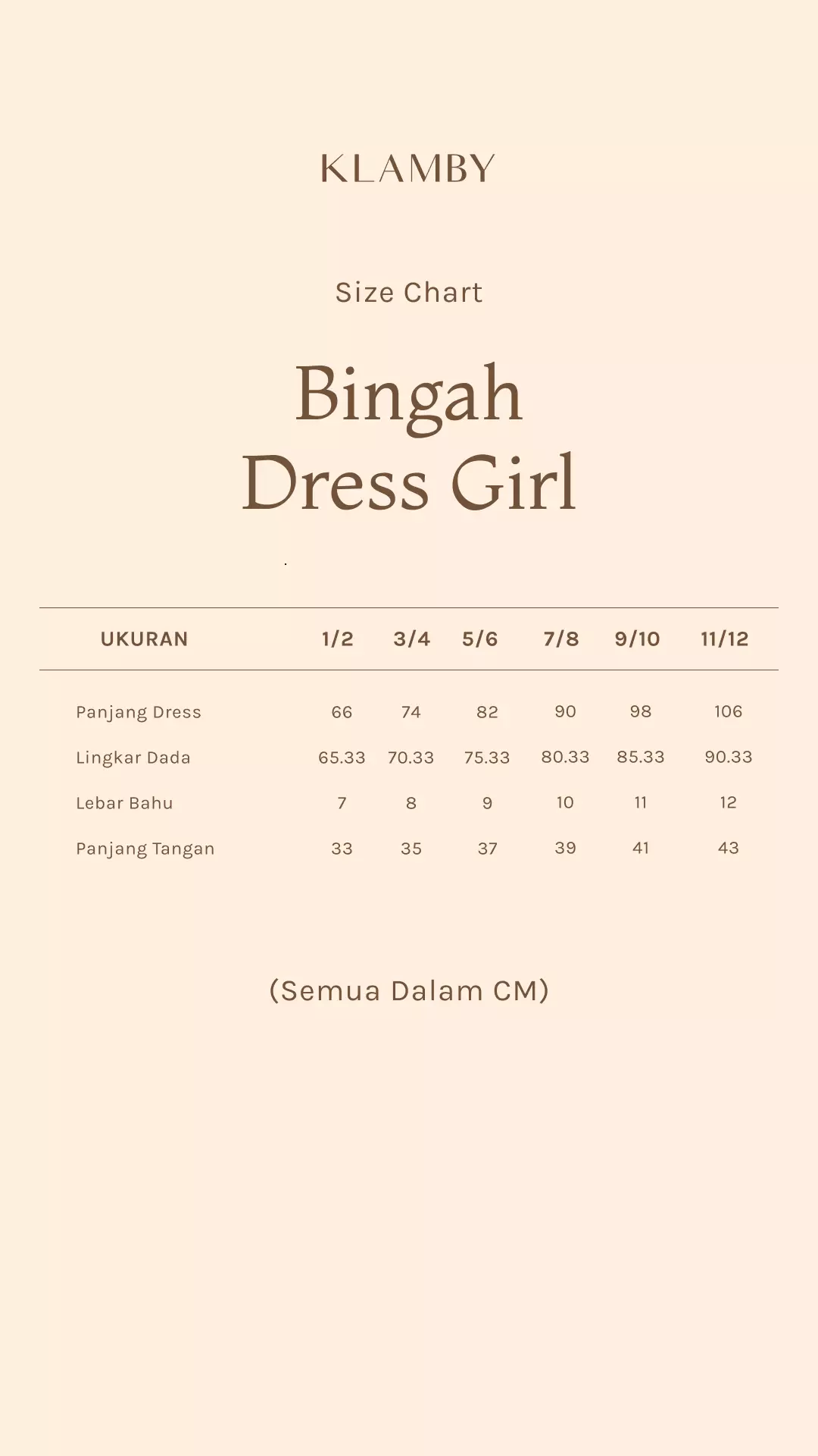 Klamby - Bingah Dress Girl Ambar