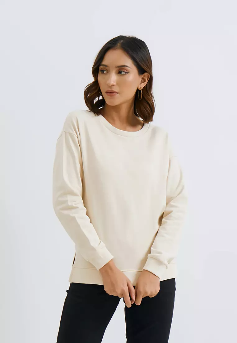 Jual Minimal Minimal Tres Jolie Best Buy Aubree Sweatshirt Beige