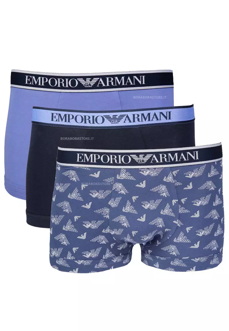Buy Emporio Armani Emporio Armani Three pack of cotton and spandex