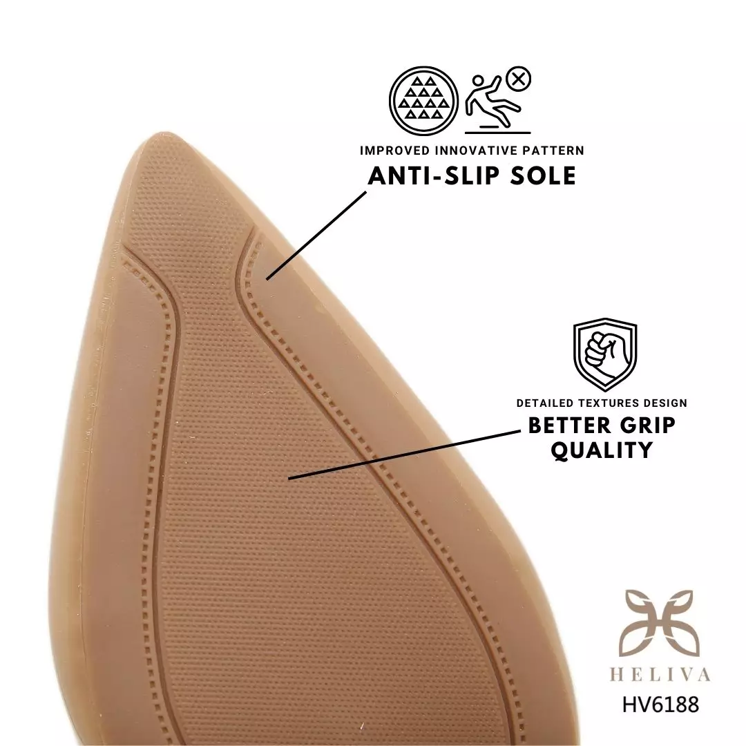 Heliva Quinn High Heels Glossy Sling Back Sol 5cm HV6188