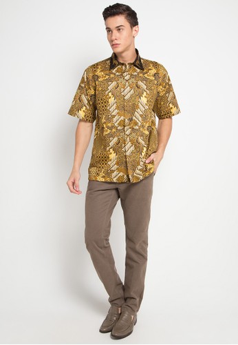 Jual Danar Hadi Kemeja Pendek Batik Motif Parang Kecil 