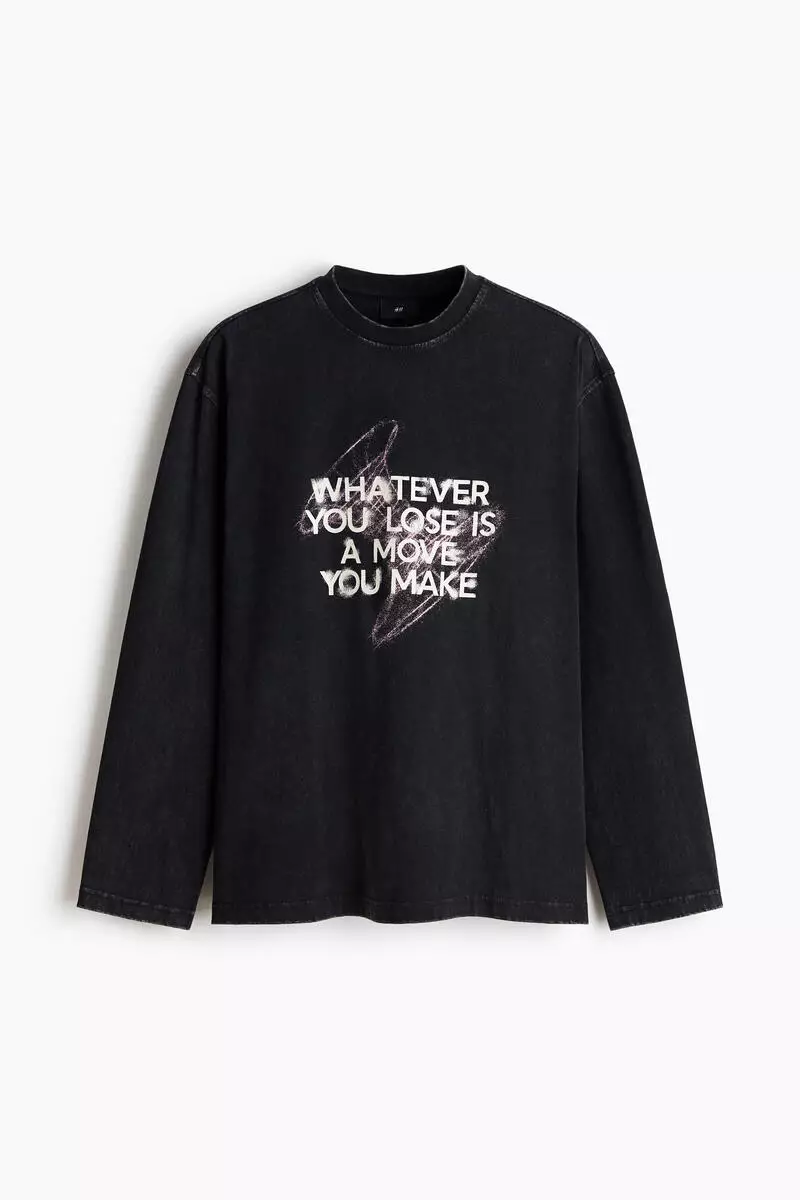 Loose Fit Long-sleeved T-shirt