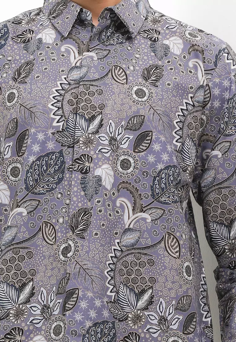 Jarvis Shirt Kemeja Batik Pria Panjang