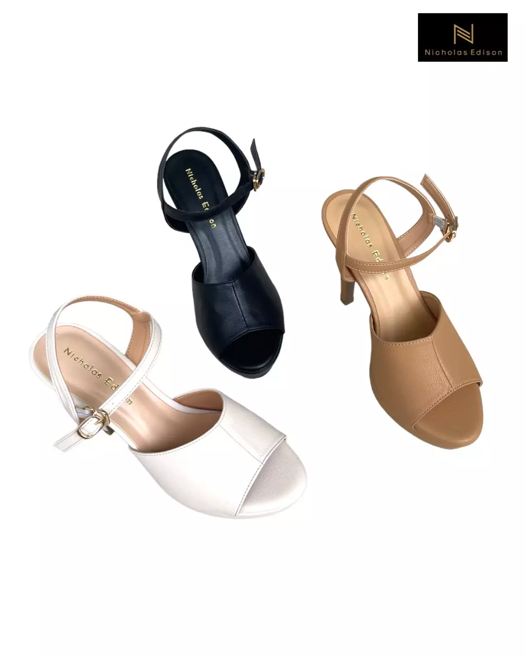 Nicholas Edison Heel Carmen Black