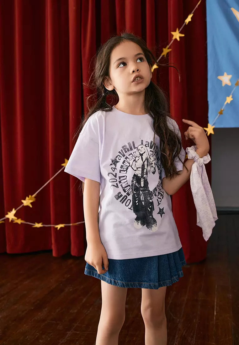 Licensed Drop Shoulder Short Sleeve Tee