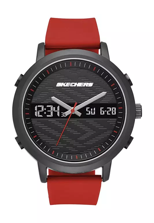 Men's Lawndale Silicone Analog-Digital Watch SKC-SR5073