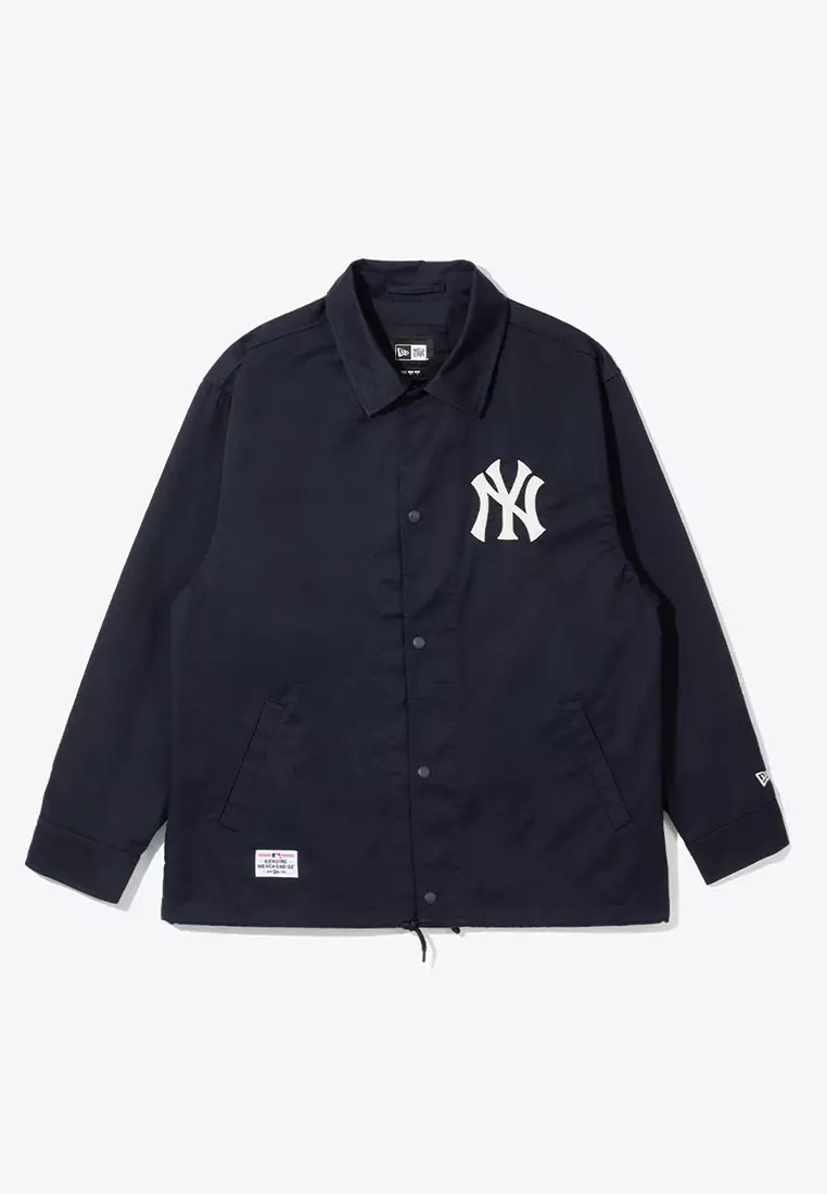 New York Yankees MLB Coach Jacket Navy