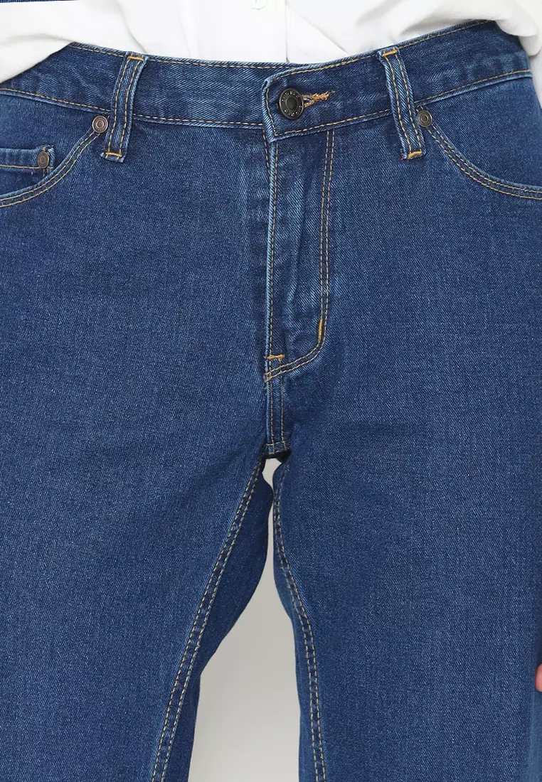 Straight Leg Basic Jeans BG272203