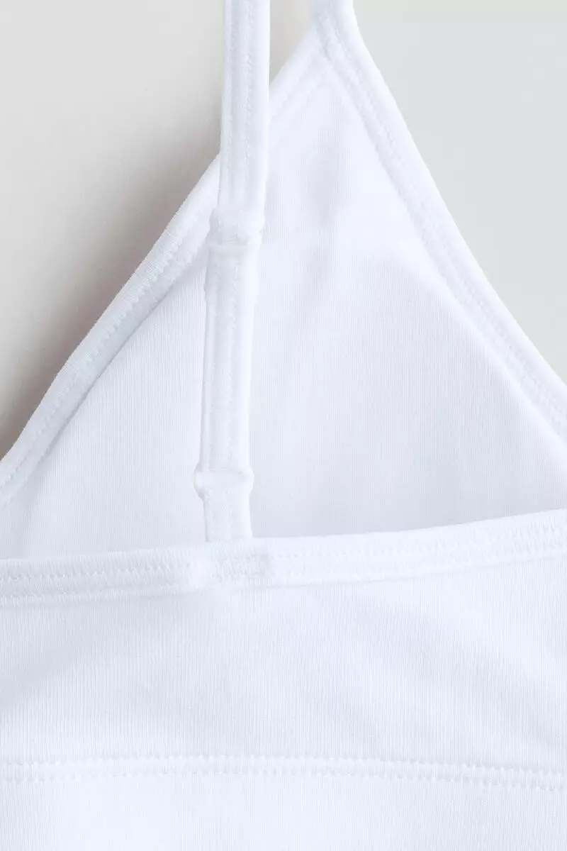 2-pack padded crop tops