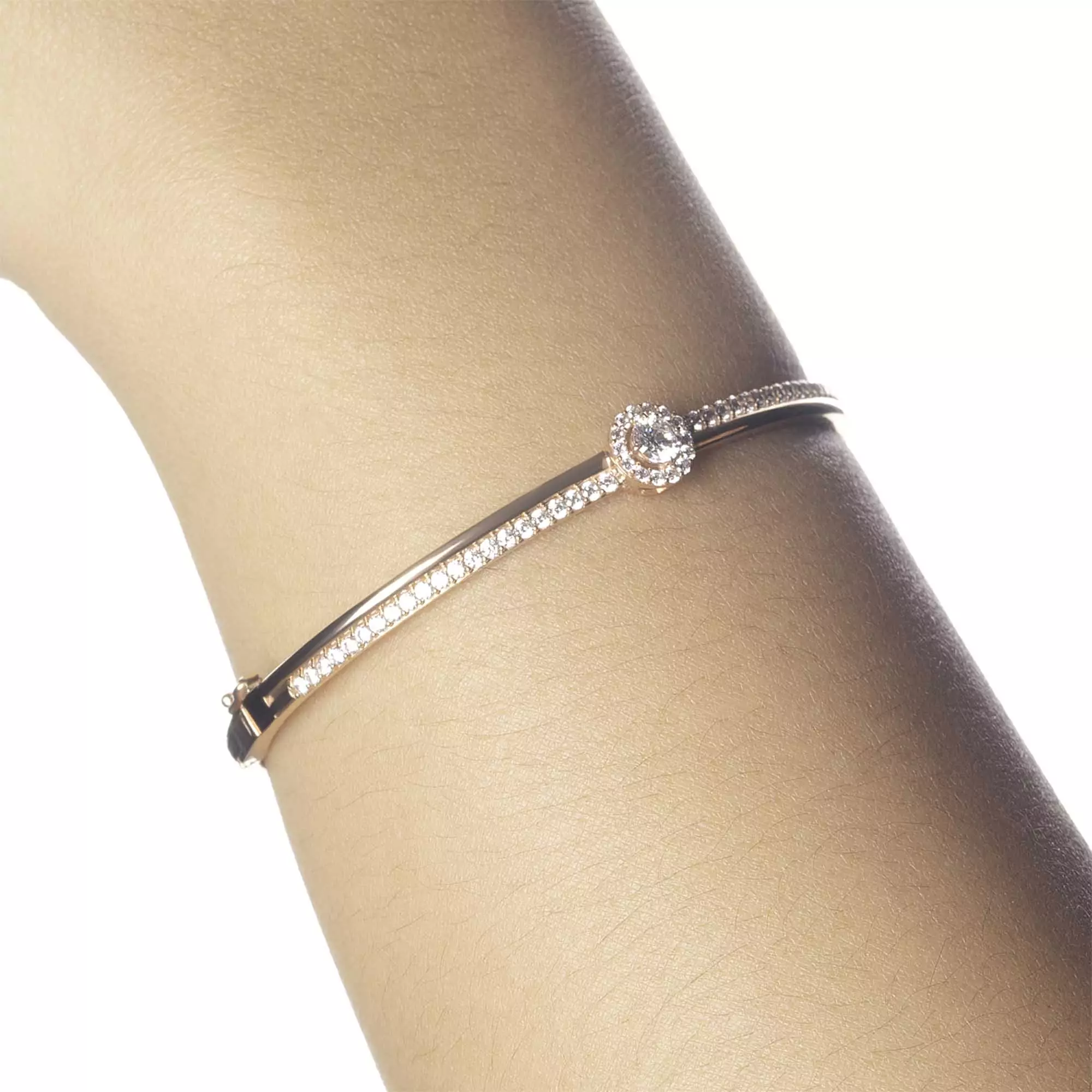 Gelang Emas 7k - Sabina Gold Bangle - Eternal Collection - Juene Jewelry