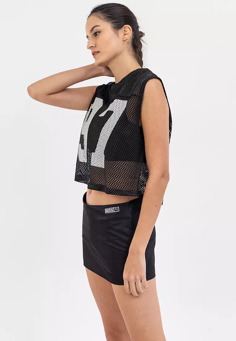 Puma X Rosé Relaxed Mesh Top