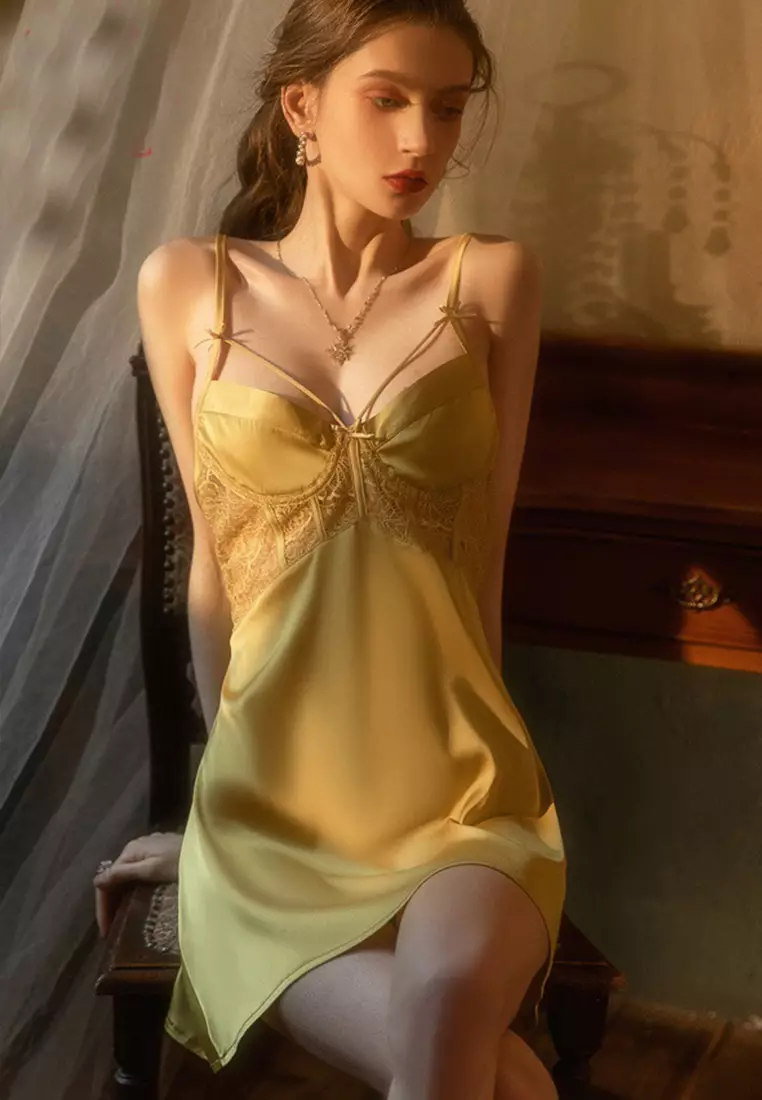 LDZ5093 Lady Sexy Role Play Sleepwear   Yellow