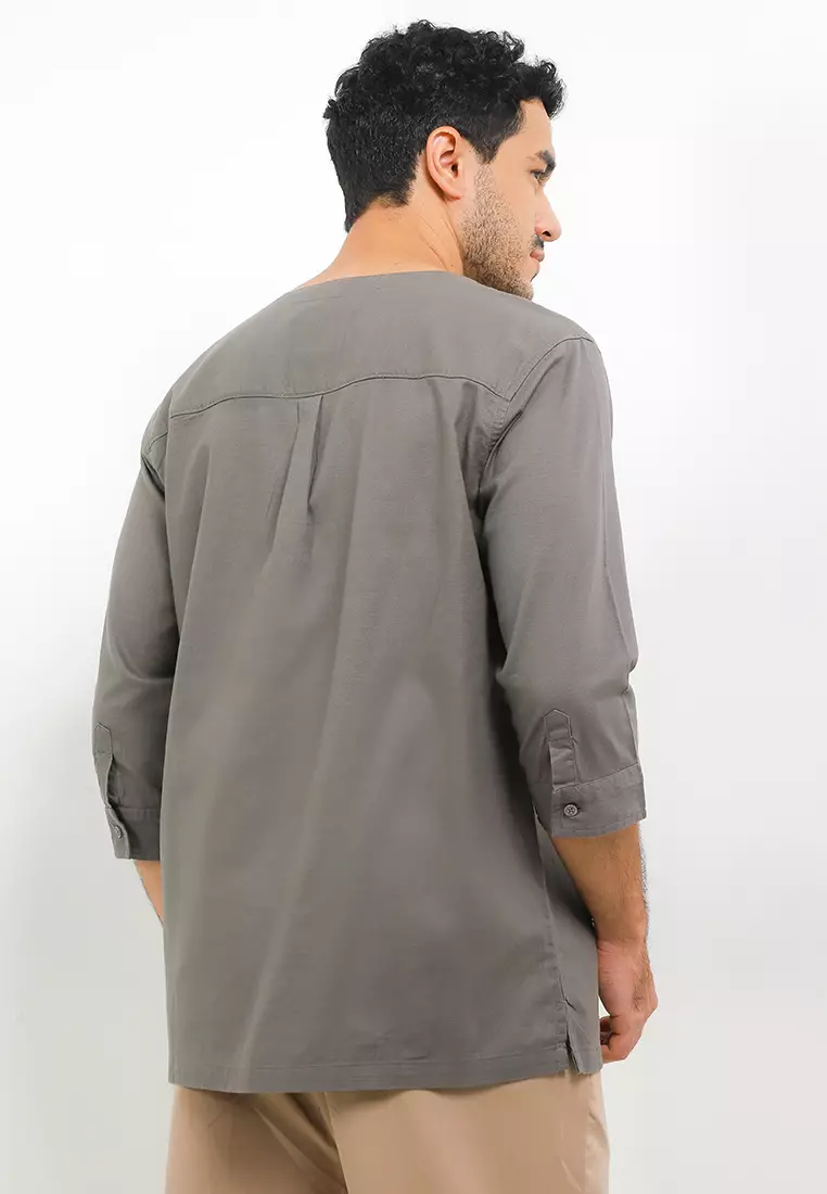 Kemko Dobby Slub Lengan 3/4 - Vince T-Shirts