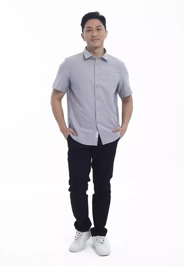 Men's Oxford Shirt With Signature Whale Embroidery