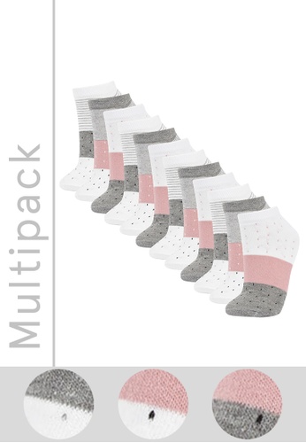 DeFacto multi 12-Pack Low Cut Socks 50FD5AAA526B3FGS_1