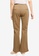 ONLY brown Ciana Flared Slit Pants F1C0AAA85FF73EGS_2
