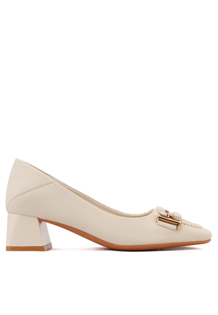 4.5CM Square Toe Buckle Pumps XJ332-39