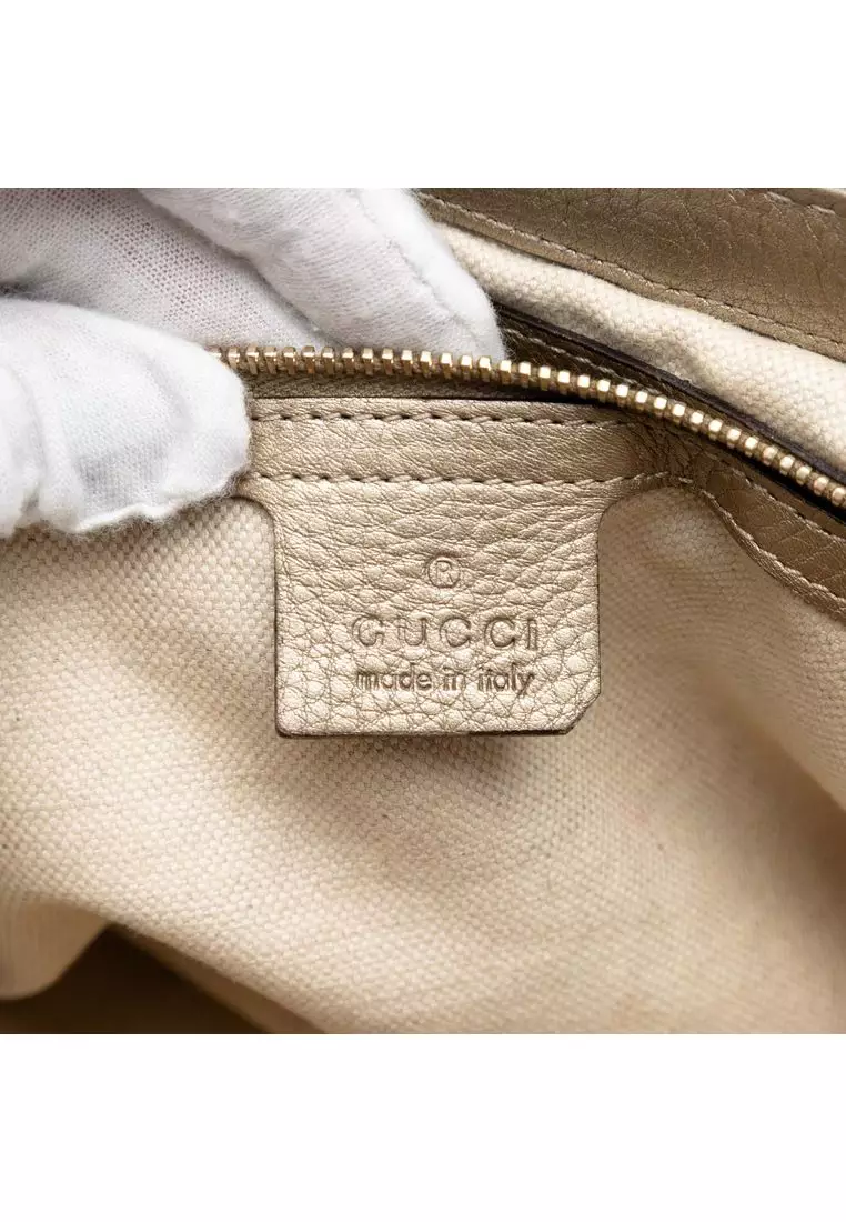 Pre-Loved Gucci Gg Canvas Bella Flap Satchel