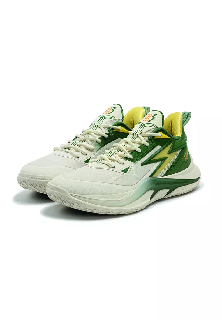LT UP PRM Men's Performance Basketball Shoes in Sago/Wild Green