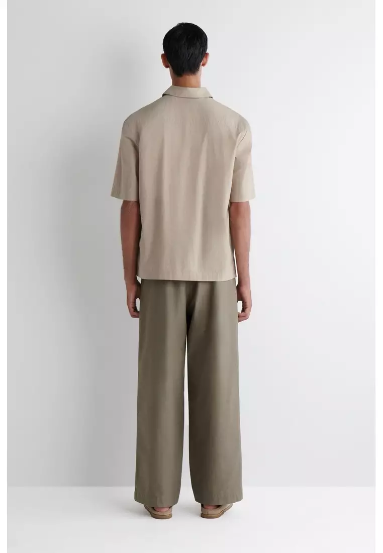 POPOVER COTTON-POPLIN SHIRT