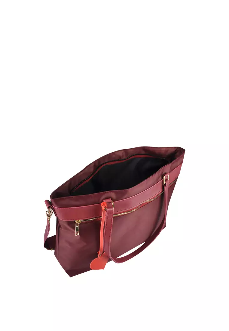 Mayonette Silka Shoulder Bag - Tas Fashion Wanita - Womens Shoulder Bags - Maroon