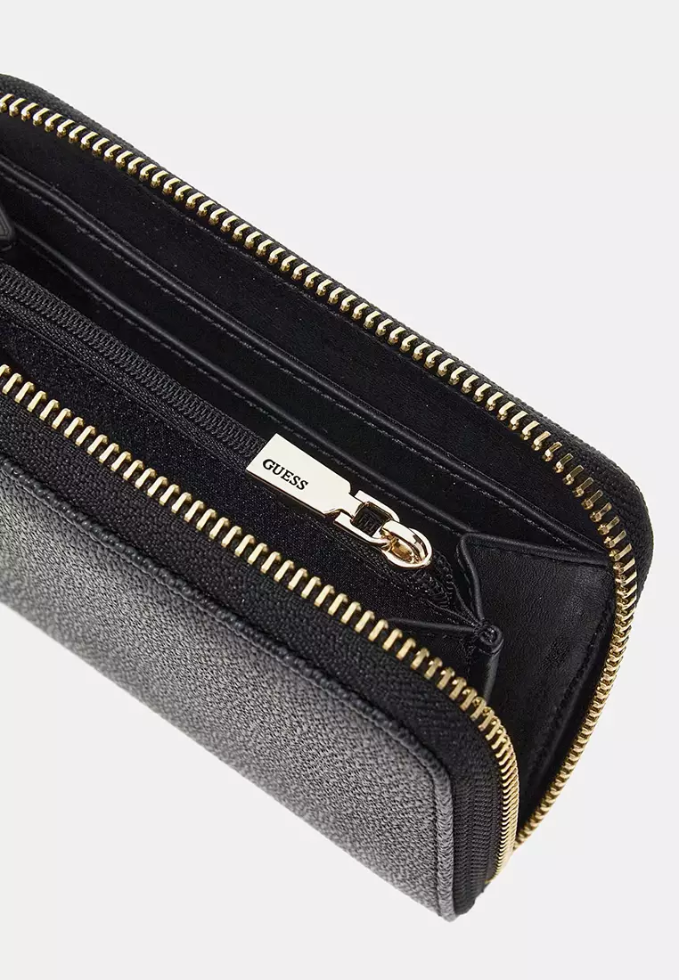 Janie Logo Medium Zip Around Purse