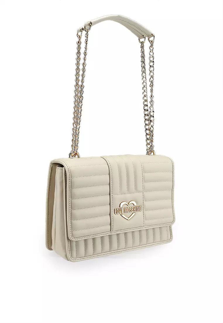 Love moschino quilted shoulder bag best sale