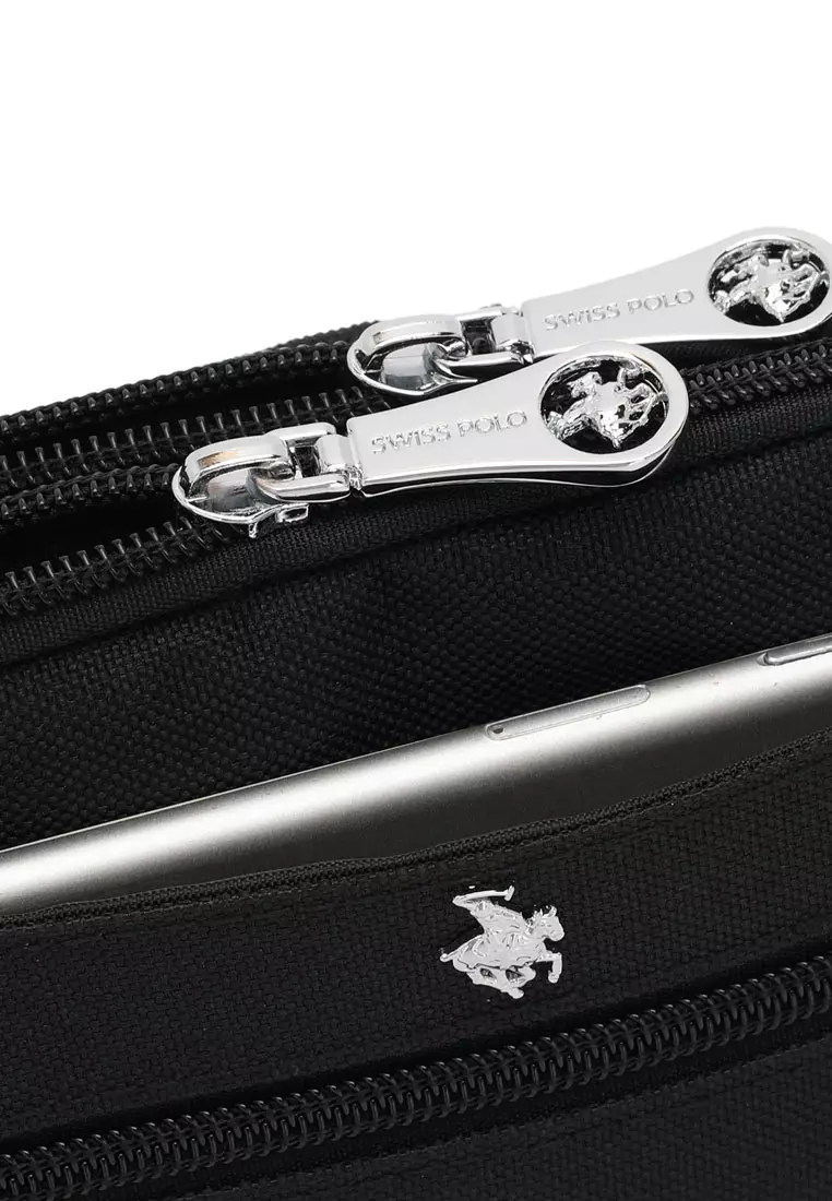 Buy Swiss Polo Travel Zip Pouch Belt Bag Black 2025 Online