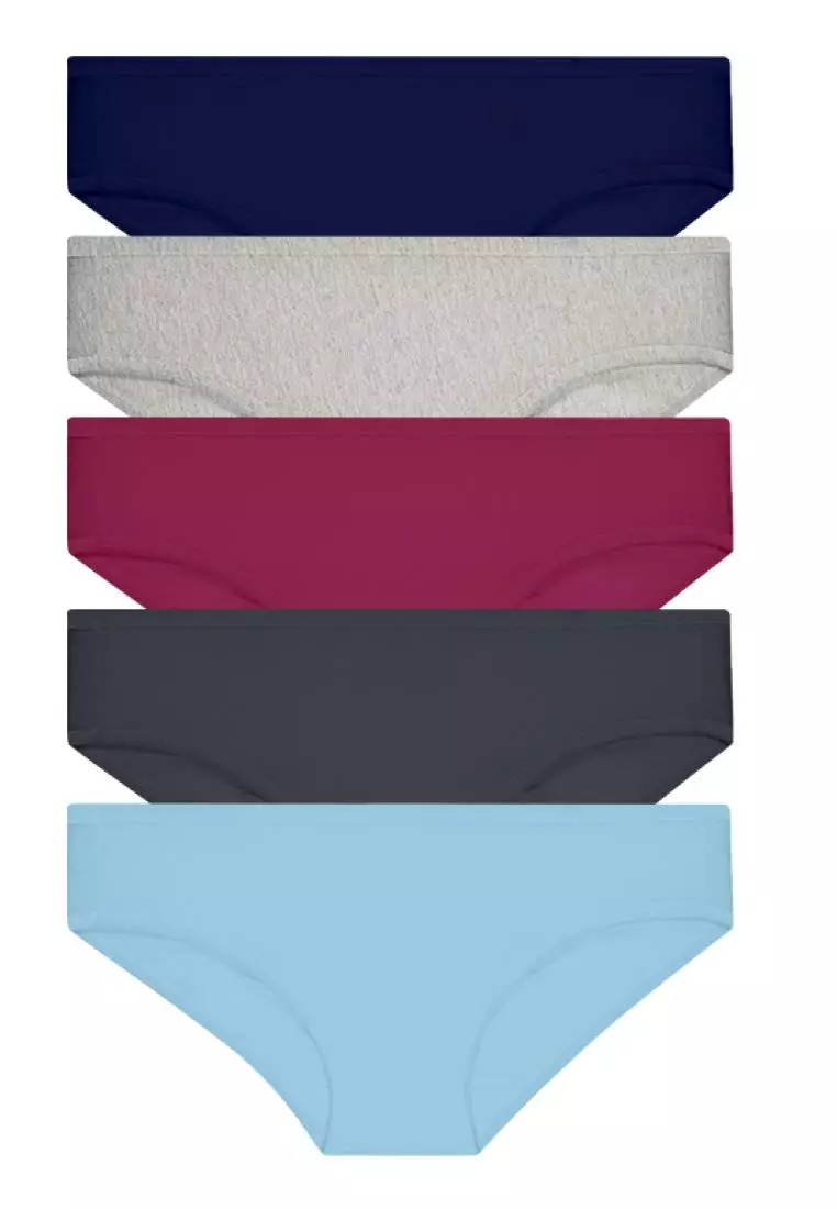 Jockey® 5pcs Ladies' Panties, Cotton Spandex, Essential, Mini