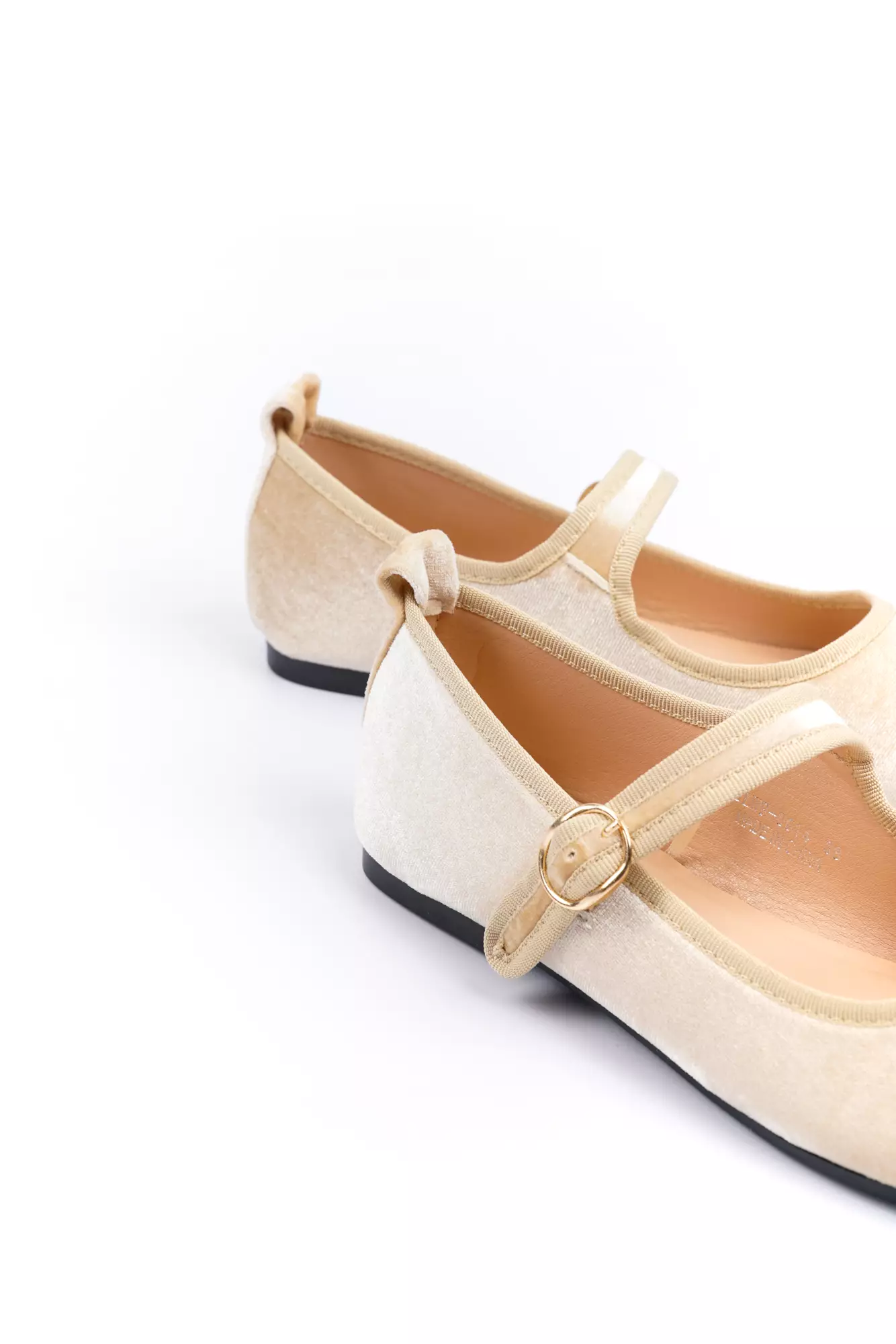 Blow Lensi Velvet Mary Jane Flats Shoes BLWF 0014