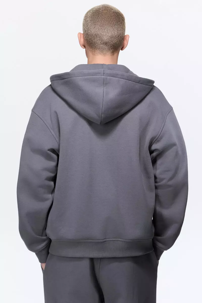 Loose  Fit Zip-through hoodie