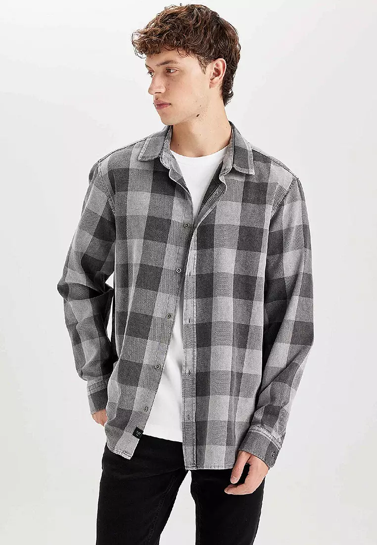 Cotton Checkered Shirt